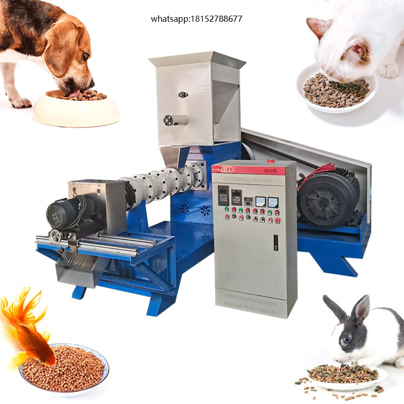 Fish Food - Haustierfutter-Extruder-Maschine, Produktionslinie für schwimmendes Fischfutter, Ausrüstung