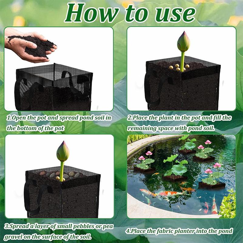 4 Stück schwarze Mesh-Teichpfl – Aquarium Decor Bewertung und Preis