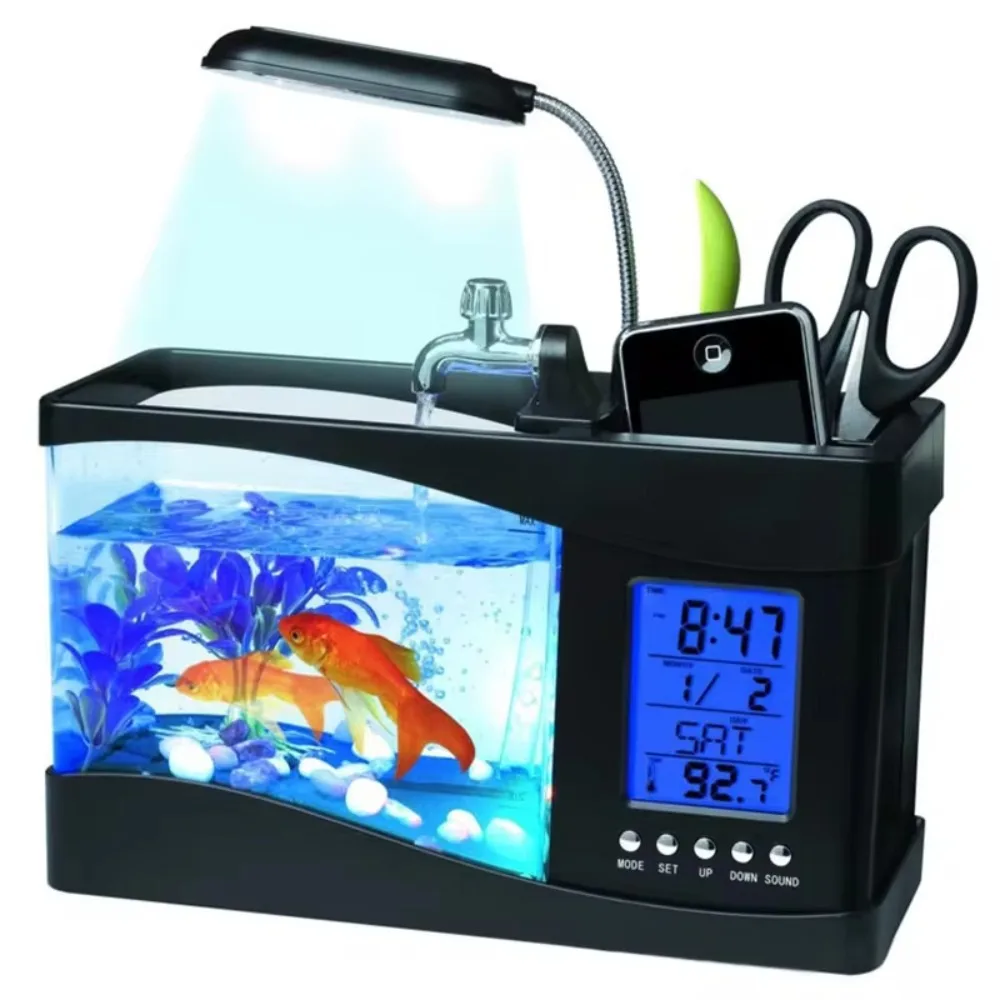 Aquarium Mini Fisch Tank mit W – Aquarium Light Bewertung und Preis